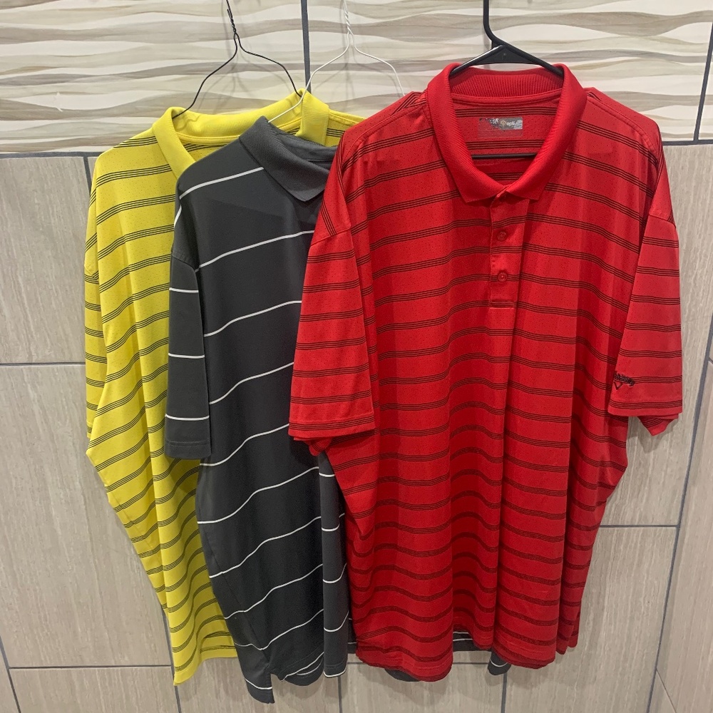 BIG AND TALL 3 SHIRT BUNDLE CALLAWAY GOLF